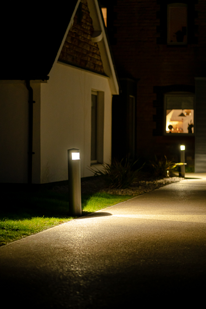 Exterior bollard lighting