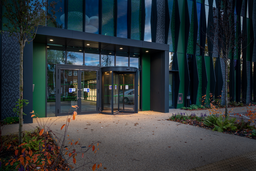 Harwell Campus — architectural façade lighting
