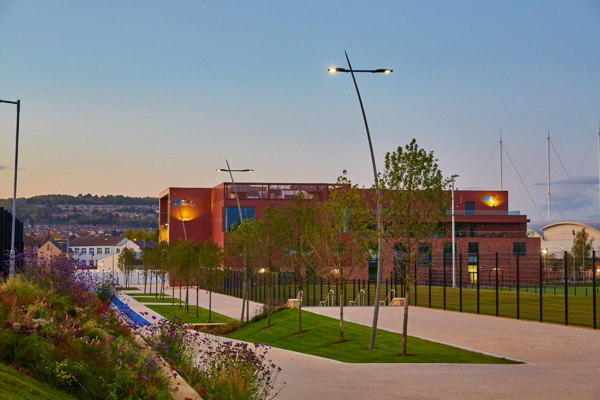 Olympic Legacy Park exterior lighting