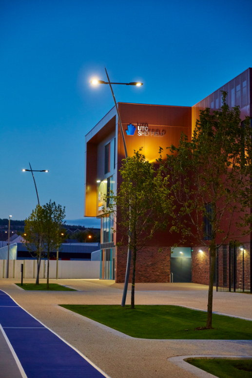 Olympic Legacy Park lighting installation