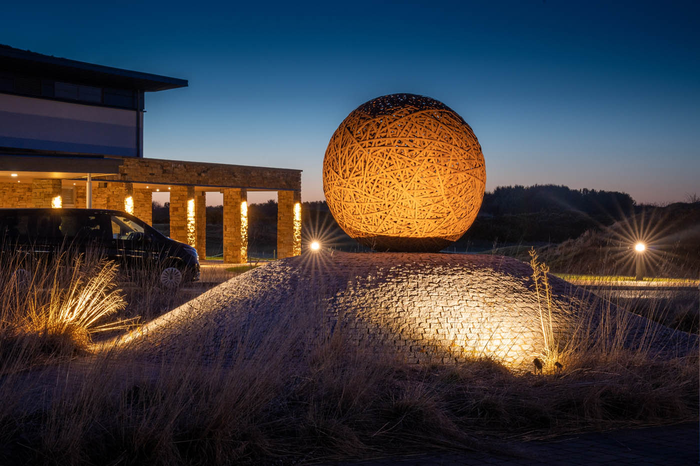 Dundonald Links resort exterior lighting